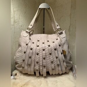 FURLA Python Leather Handbag- 2000’s Asia Market